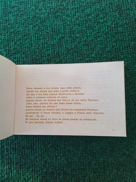 Poema a Galileo - António Gedeão