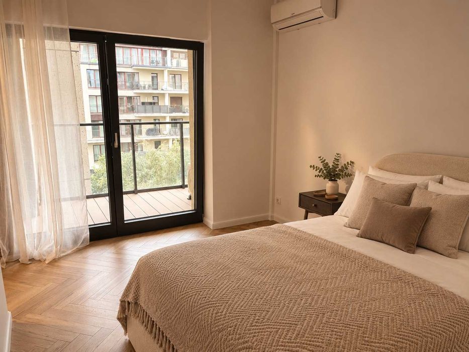 Mieszkanie 2pok. w Upper House | Osobny gabinet i kuchnia | ul. Walońska | 39 m² | basen, SPA, gym | balkon | Wrocław