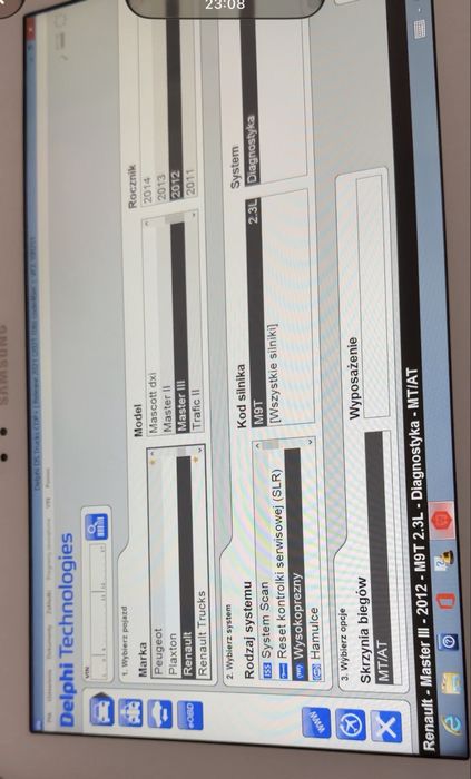 Tablet laptop diagnostyczny Delphy wszystkie marki