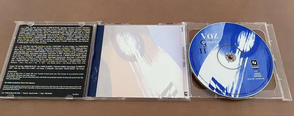 Album CD duplo - Voz & Guitarra - Como novo