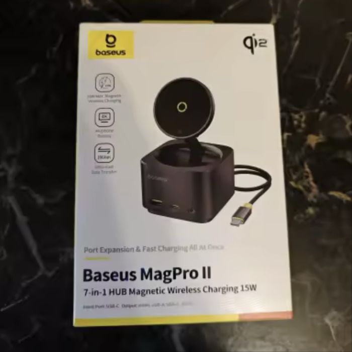 Бездротова зарядка Baseus Mag Pro Series II 7-in-1