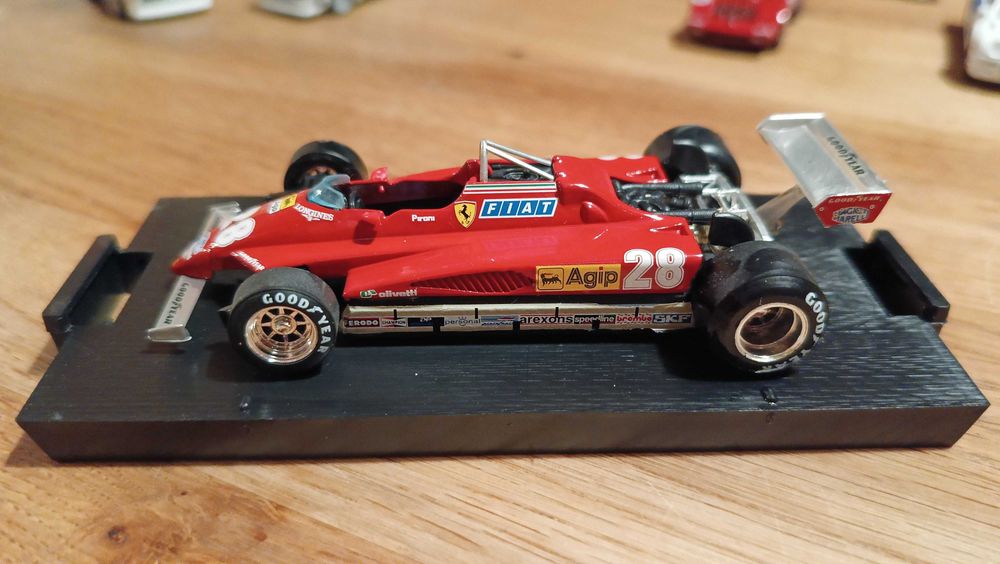 1/43 Brumm R268 Ferrari 126C2 Didier Pironi Winner 1982 San Marino GP
