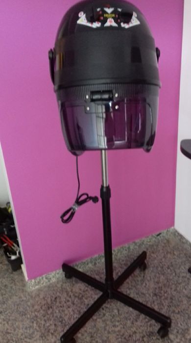 Secador de pe alto para cabelo
