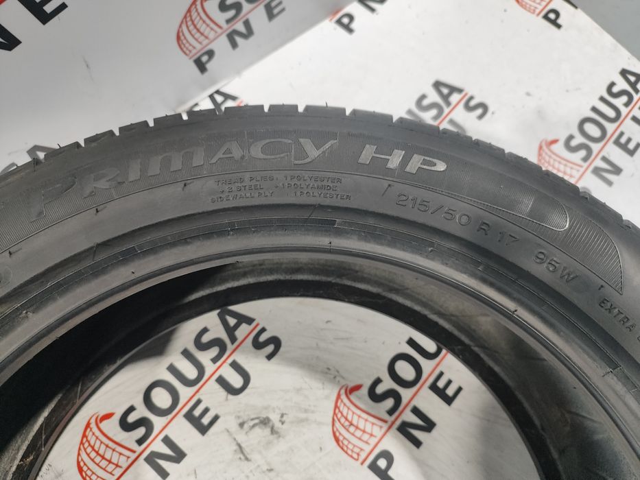 2 pneus semi novos 215-50R17 Michelin - Oferta dos Portes