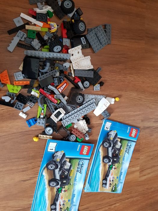 Lego 60058 kompletny zestaw terenówka ze skuterami