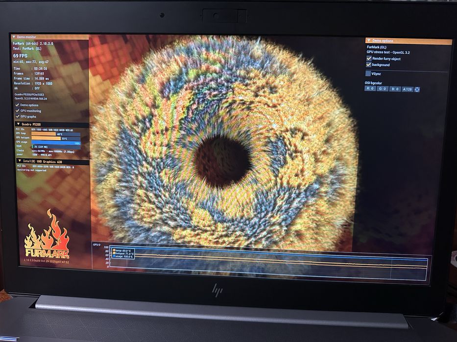 HP Zbook 17 G5 i7 8750H , DDR4 -32GB, SSD-512GB, Video 16Gb -DDR5.