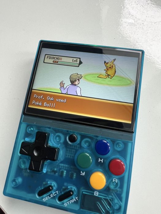 Miyoo mini v4 transparent blue