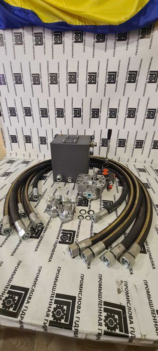 Комплект гидравлика к мотоблоку, минитрактору дровоколу