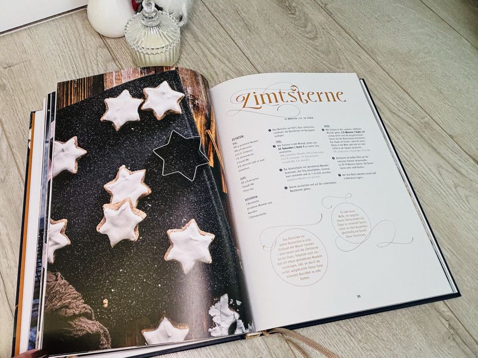 Книга про різдвʼяну випічку «Солодкий смак Різдва». Німецькою мовою
