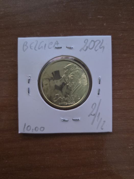 Moeda comemorativa da Bélgica de 2,5 euros, lançada em 2024