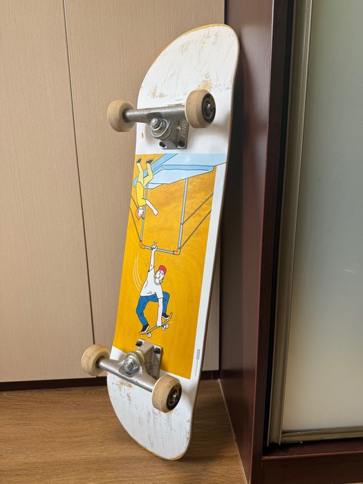 Deskorolka biała używana