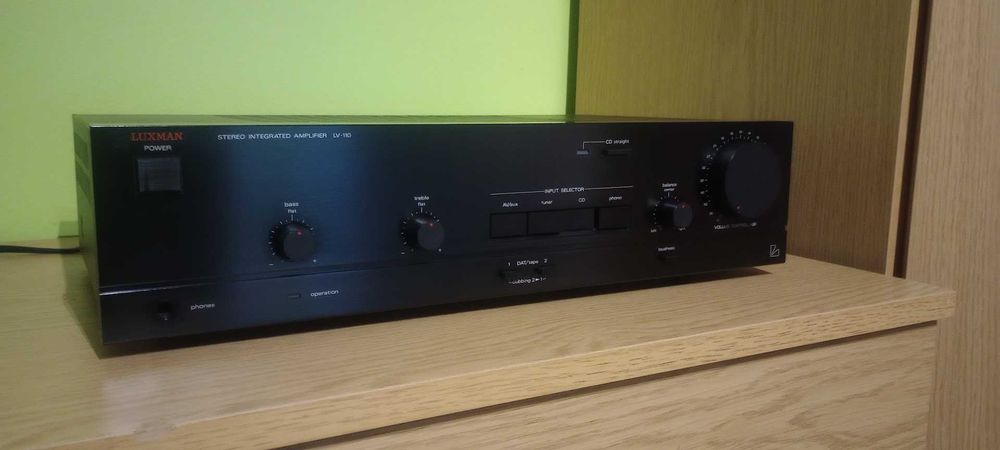 Wzmacniacz Luxman LV-110, wejscie Phono, Moc 2x45W, Tokyo, Japan