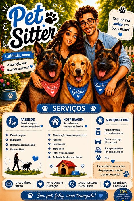 Seu pet feliz, você tranquilo!