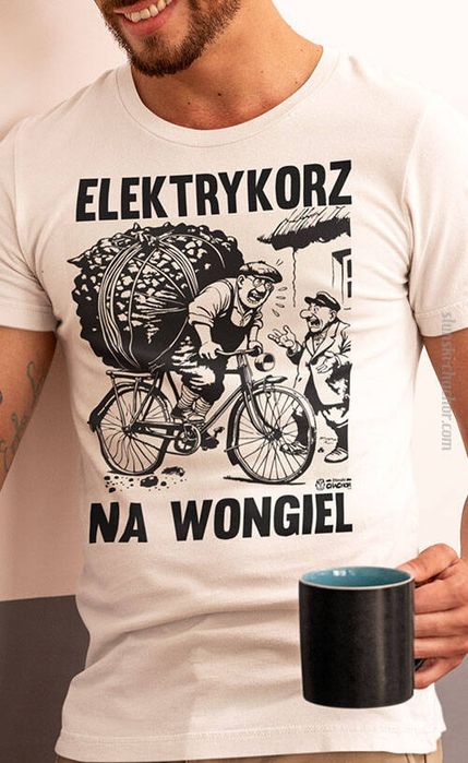 Elektrykorz na wongiel Śląska koszulka NOWA od Chachora 8 rozmiarów