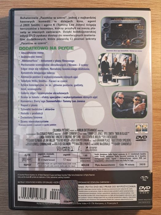 Faceci w czerni | Will Smith | DVD