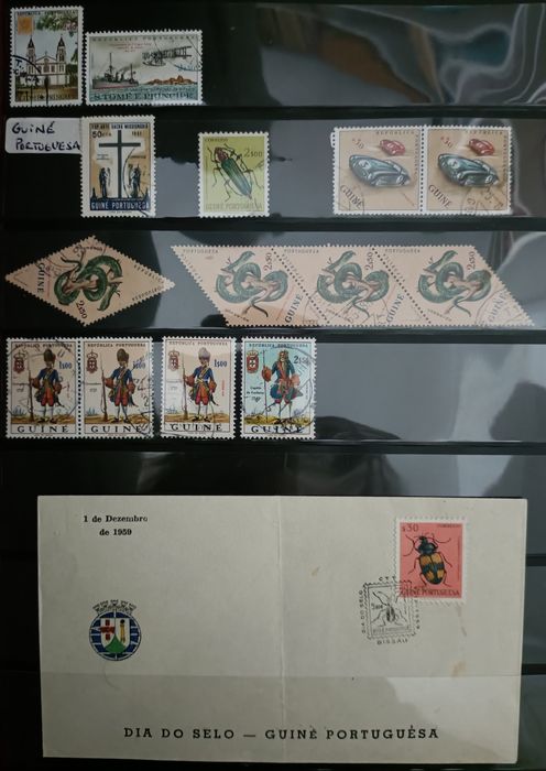 Selos de São Tomé e Príncipe, Guiné Portuguesa e Congo Português