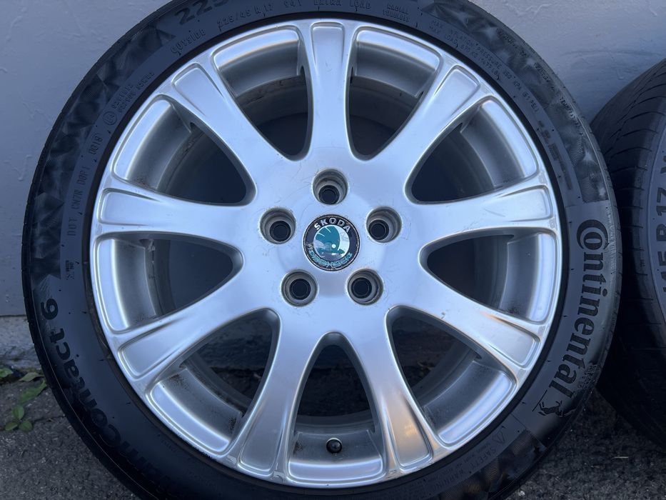 Оригінальні диски Skoda r17 5*112 Octavia A5 Volkswagen Golf Caddy