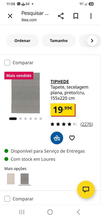 Tapete Ikea 155x220