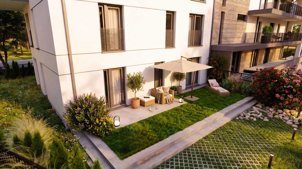 Sprzedam nowy apartament z ogrodem w centrum Olsztyna