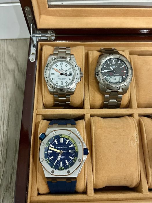 Relogios automaticos Tissot,Audemars…Explorer..troco