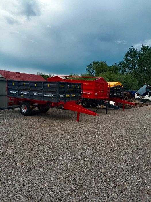 Przyczepa jednoosiowa wywrotka