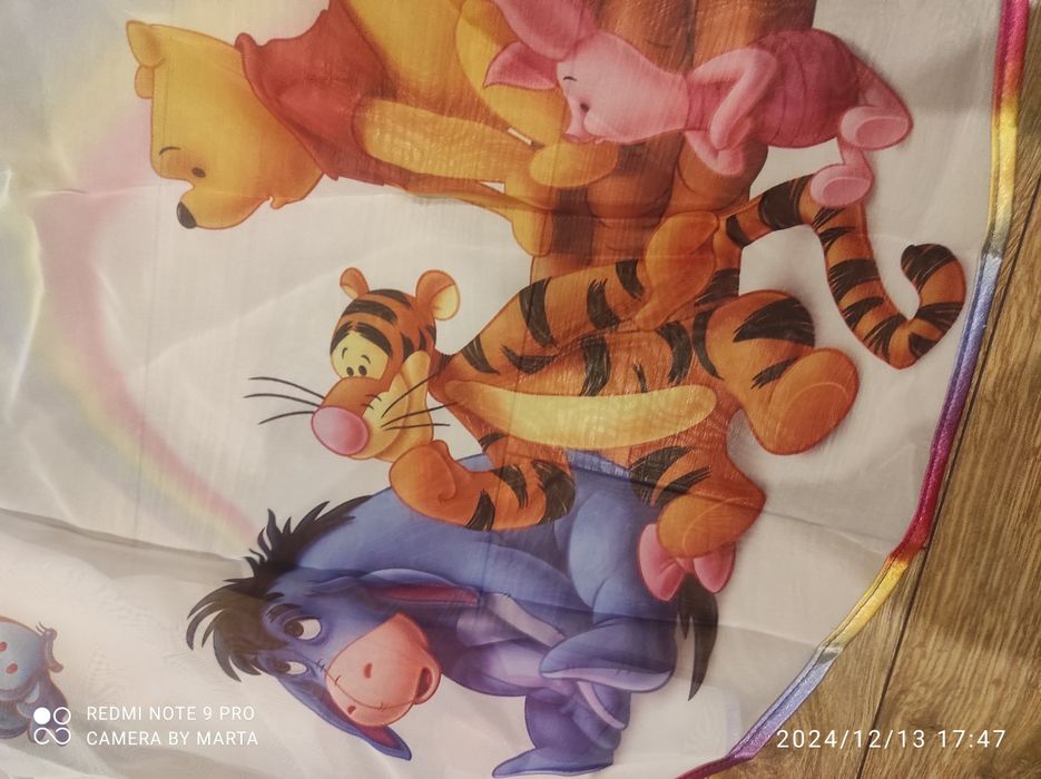 Firana z woalu - Kubuś Puchatek i przyjaciele