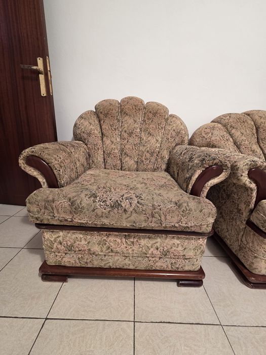 Sofá de 3 lugares, 2 sofás individuais