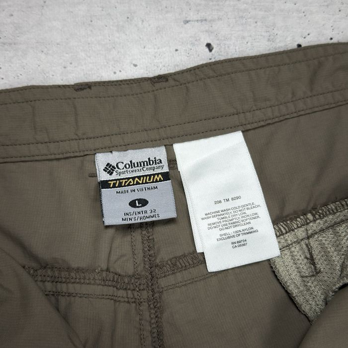 Трекинговые карго штаны трансформер Columbia Titanium размер L