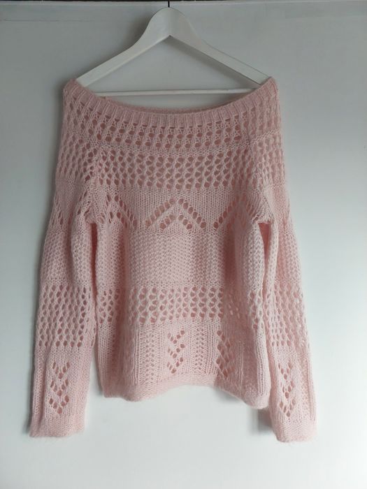 Różowy sweter r M/L