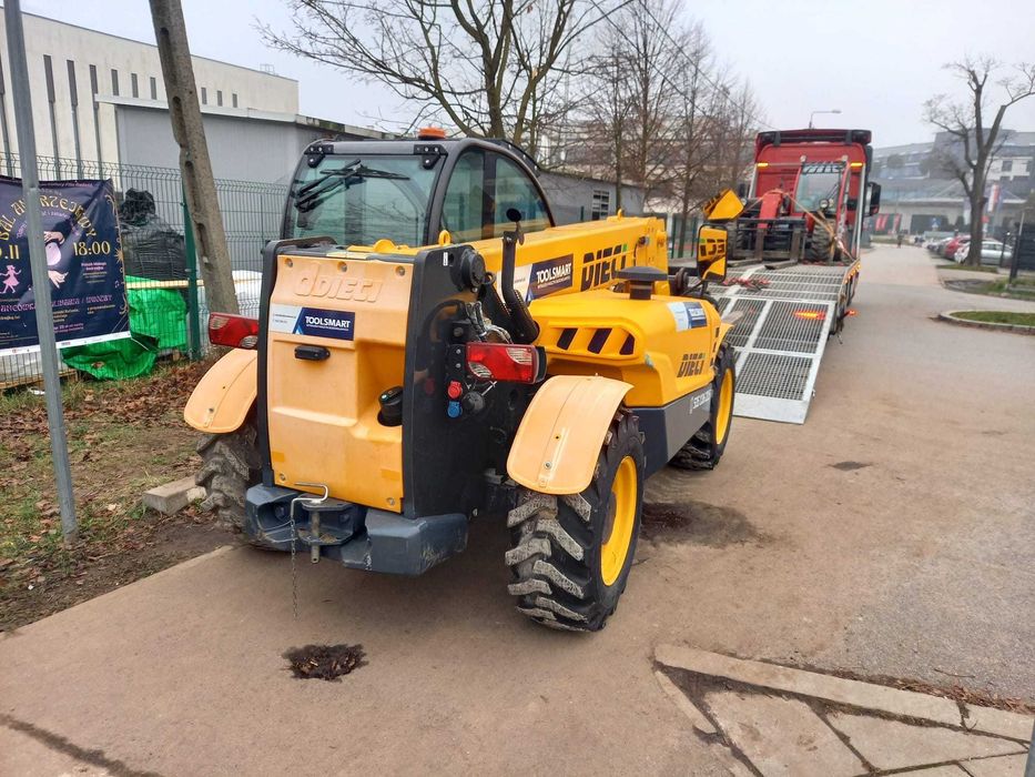 Ładowarka teleskopowa z operatorem manitka operator usługa wynajem