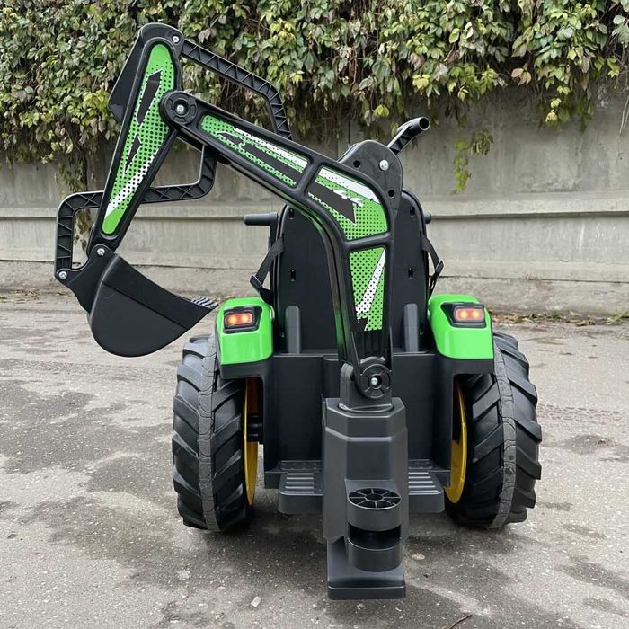 KOPARKA Traktor JOHN DEERE 24V 600W Ciągnik Auto Akumulator RC DZIECI