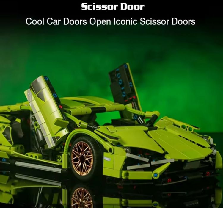 Конструктор 1в1 Lego Technic Lamborghini Sian с Управлением 1280+ шт