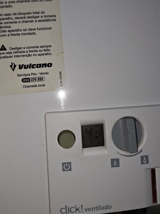 Esquentador Vulcano Inteligente ventilado
