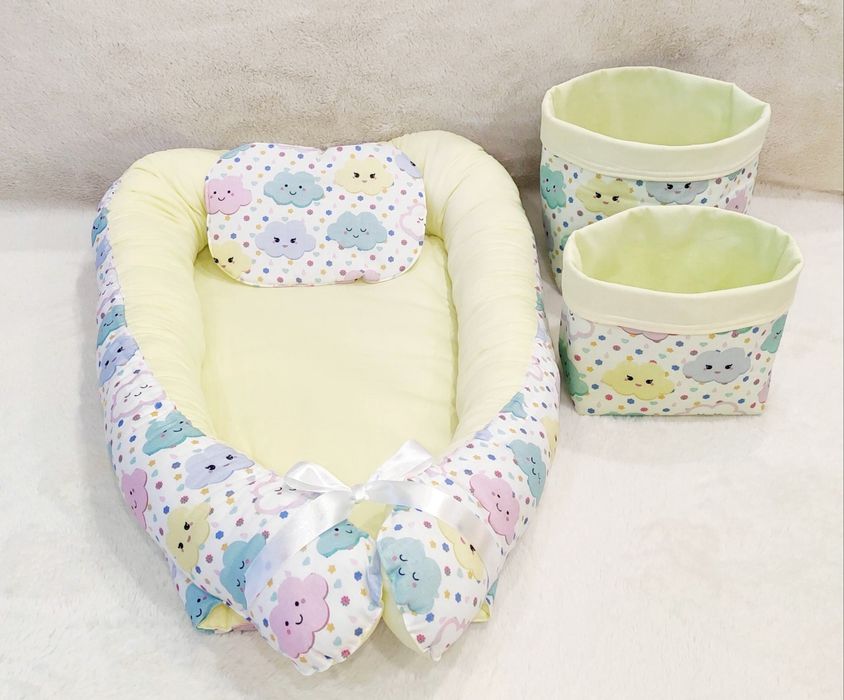 Conjunto de ninho + cestos