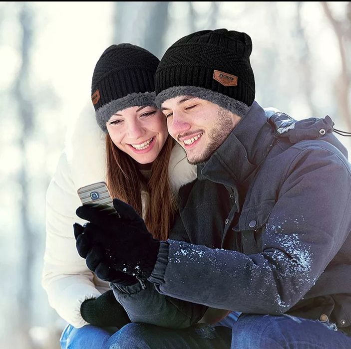 Зимовий комплект шапка + хомут ( унісекс  )