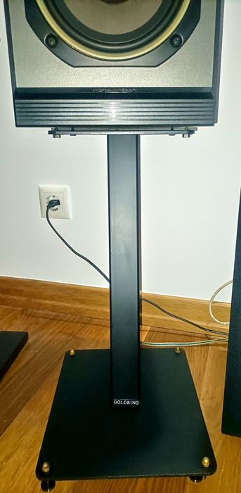 Set Colunas Hifi Mordaunt Short MS com suportes Goldring25 Ti