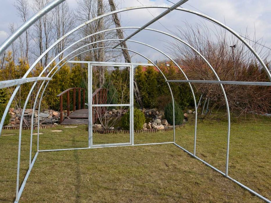 SZKLARNIA 18m2 - tunel pod folię - Ocynkowany Mocny - Cała POLSKA