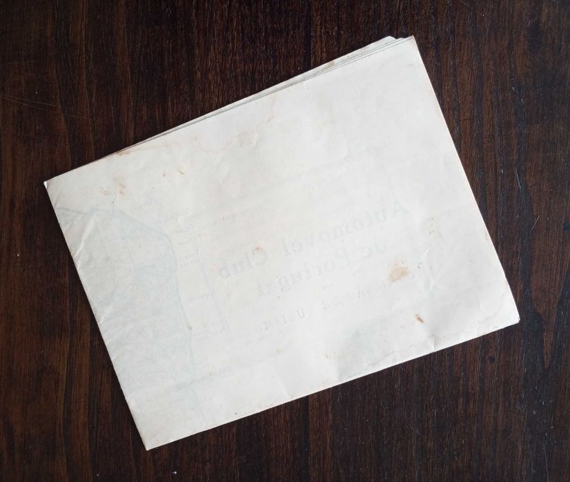 Antigo mapa ACP mapa esquemático do estado das estradas Inverno de 1932