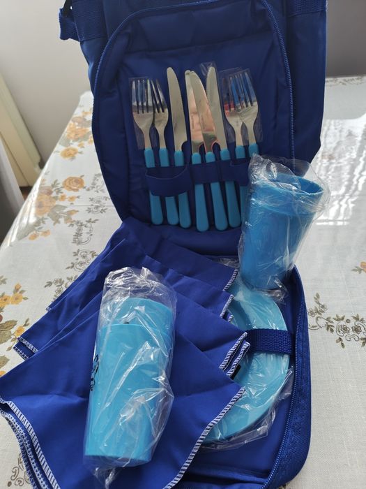 Torba piknikowa termiczna z wyposażeniem