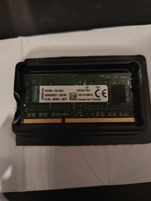 Pamięć RAM DDR3 4GB Laptop Kingston 1600MHz KVR16S11S8/4 SO-DIMM w blistrze