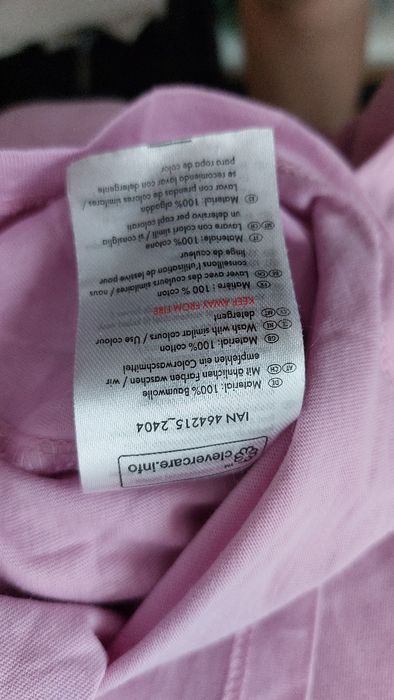 Różowa piżama esmara S (bardziej xs)