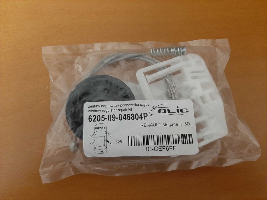 Kit reparação de elevadores traseiros Renault Mégane II