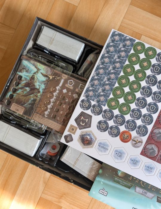 Wiedźmin Stary Świat Deluxe + Kickstarter + Eredin + Metalowe Monety