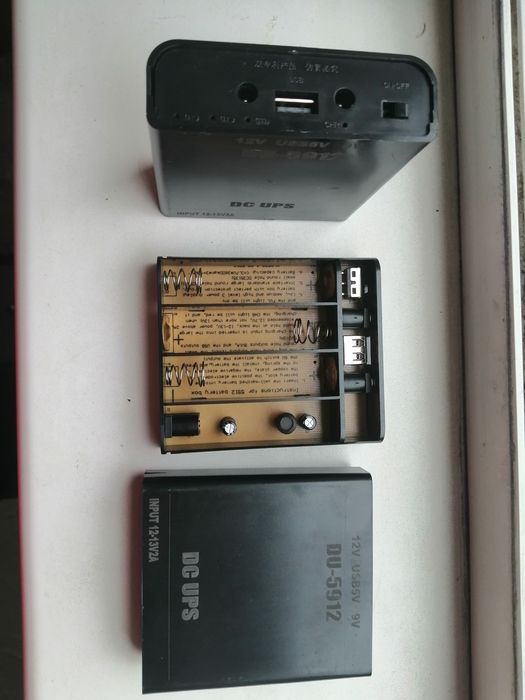 Mini UPS (ИБП) для роутера на 12в, 9в и 5в (USB)