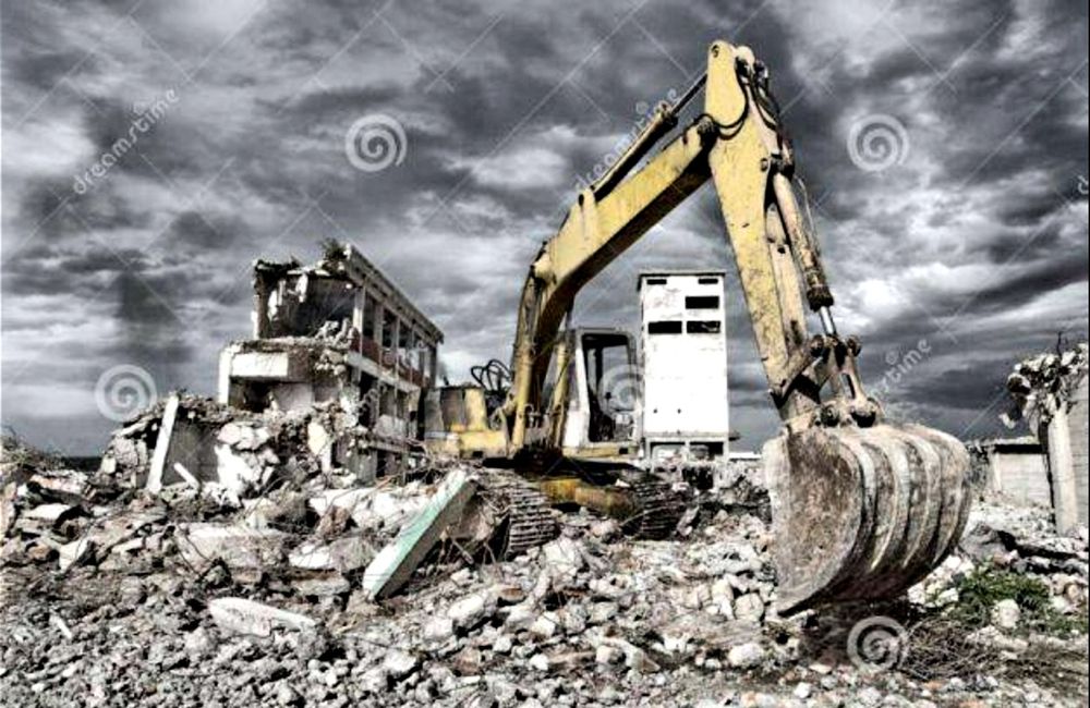 Rozbiórki,  Wyburzenia Budynkow