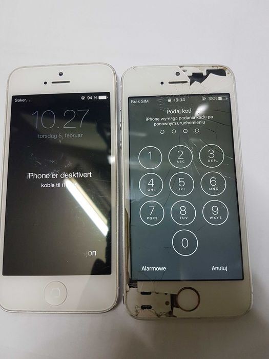 Iphone 5 z blokadą