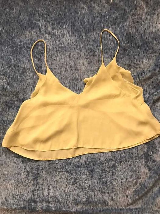 Seledynowy top primark r. L