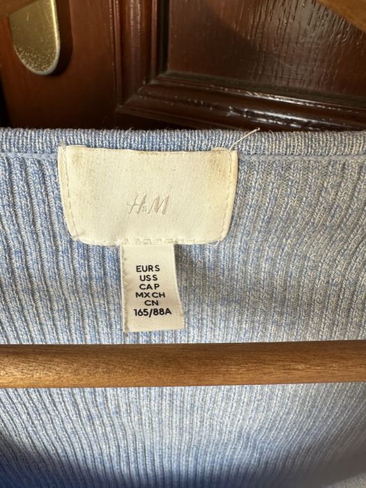 BLUZKA niebieska HM r.S z dzianiny