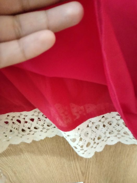 Vestido rosa choque