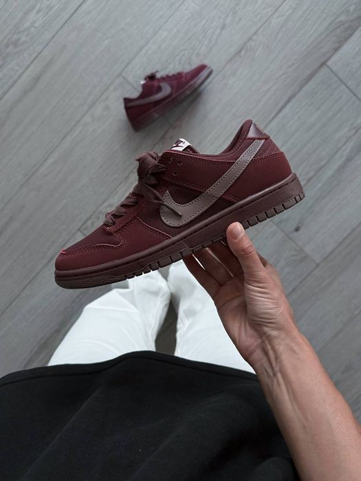 Кросівки Nike Dunk Low Retro PRM Burgundy Crush premium | Кроссовки Найк жіночі